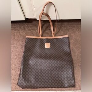 Preloved Vintage Celine Macadam Tote good condition